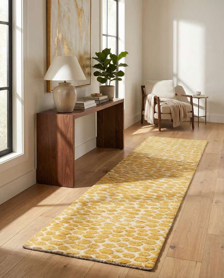 2' 10 x 10' Hand Knotted Darya Wool Runner Rug