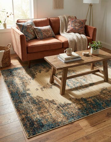 Beige Graham Rug