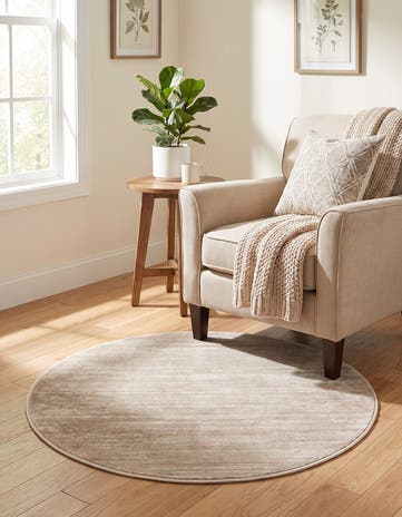 Jill Zarin 3' 3 x 3' 3 Uptown Madison Avenue Round Rug