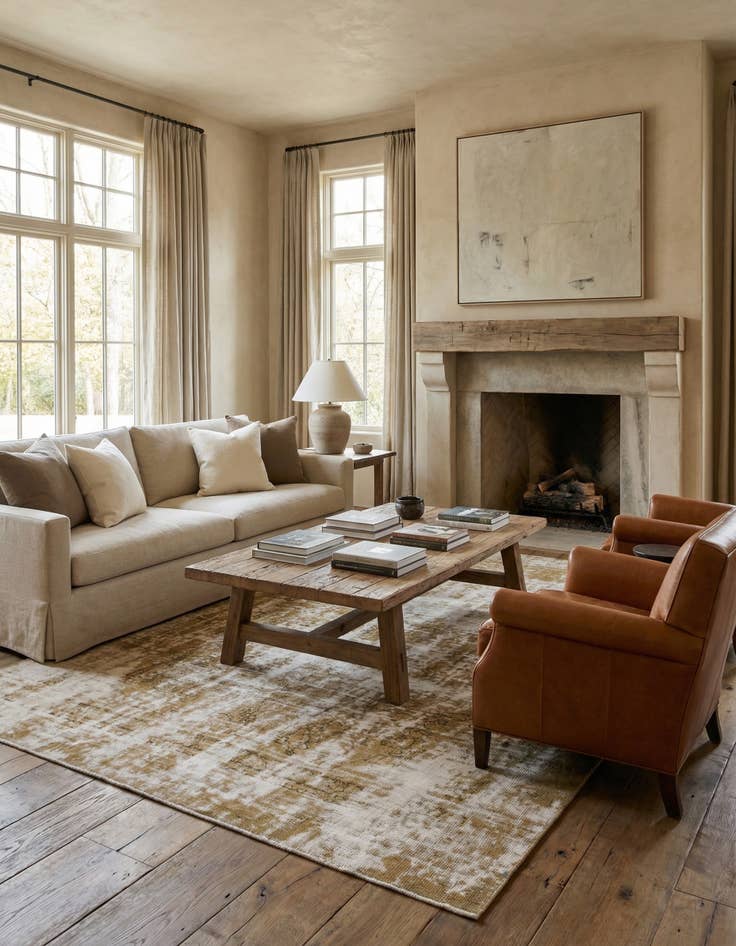 Detail image of 5' 10 x 8' 5  Hand Knotted Ultra Vintage Persian Wool Rug