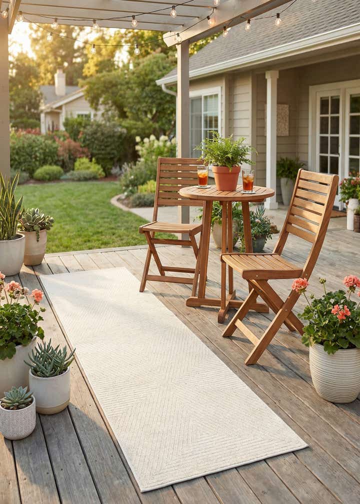 2' x 8' Easy-Clean Sabrina Soto Indoor / Outdoor Runner Rug