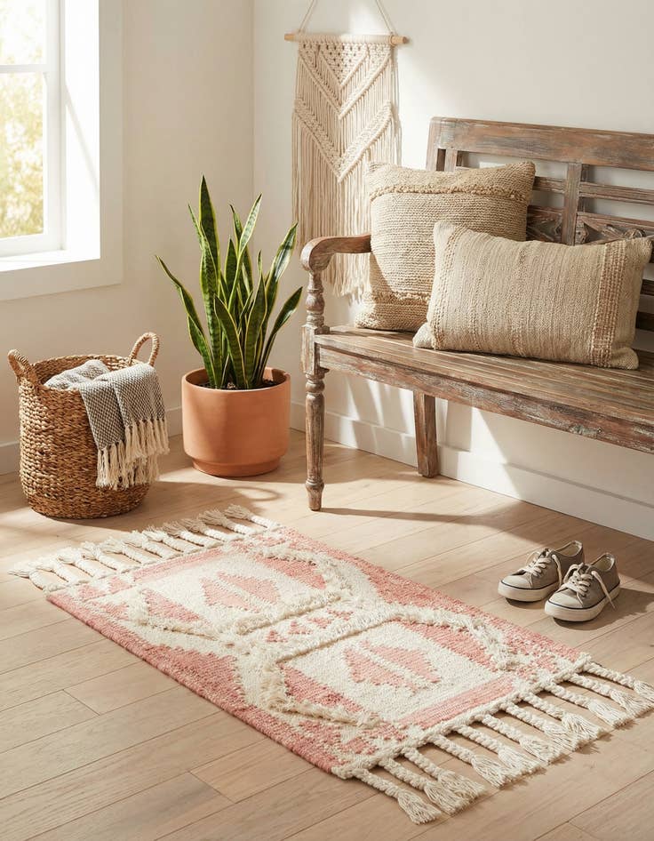 Detail image of  2' x 3' 1  Hand Woven Arizona Wool Rug