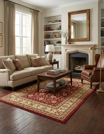Red Aditi Rug