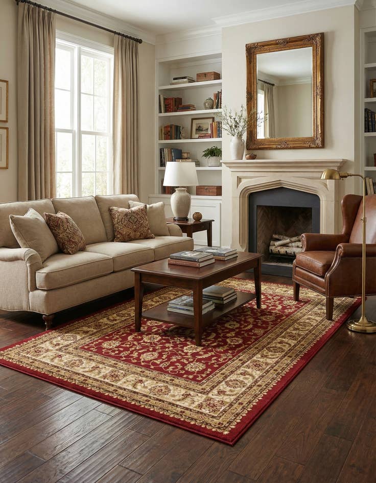 Detail image of 6' x 9' Classic Agra Rug