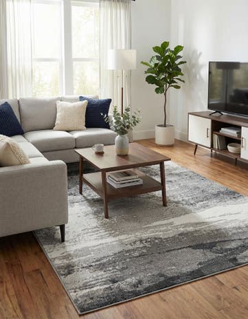 Black Oslo Rug