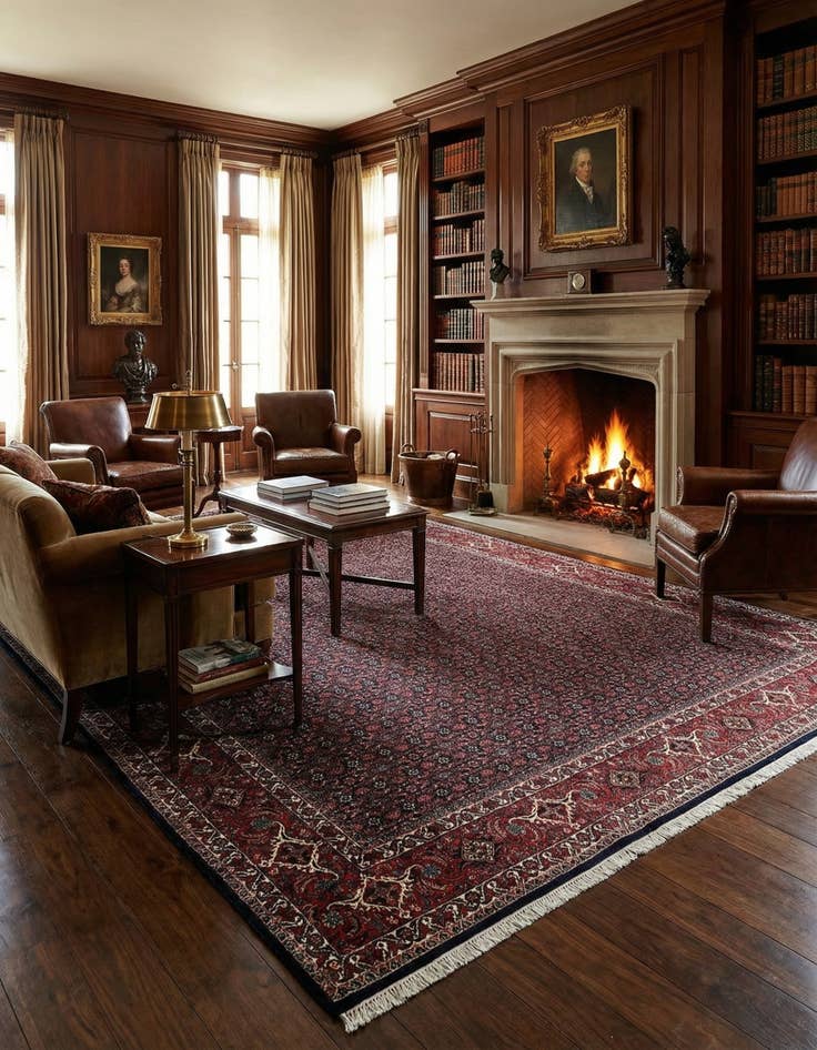 Detail image of 8' 4 x 11' 8 Bidjar Wool Rug