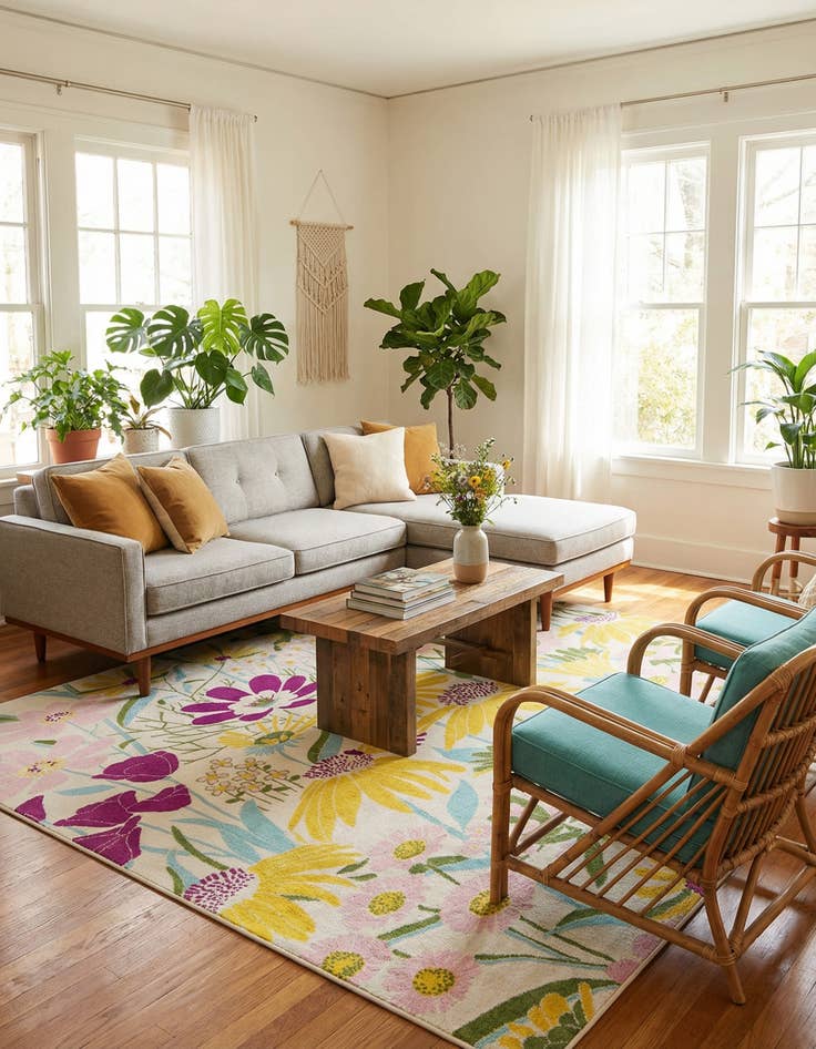 Detail image of 7' 10 x 11' Bloom Rug