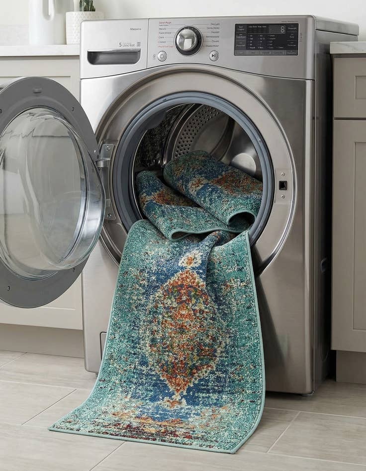 Detail image of 2' 7 x 10'  Washable Arte Runner Rug