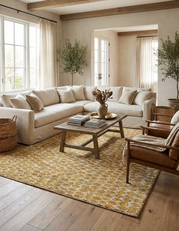 6' x 9' Hand Knotted Moroccan Wool Rug