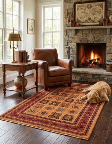 3' 7 x 5' 7 Kashkuli Rug