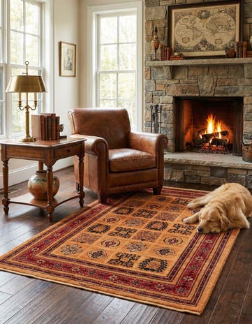 3' 7 x 5' 7 Kashkuli Rug