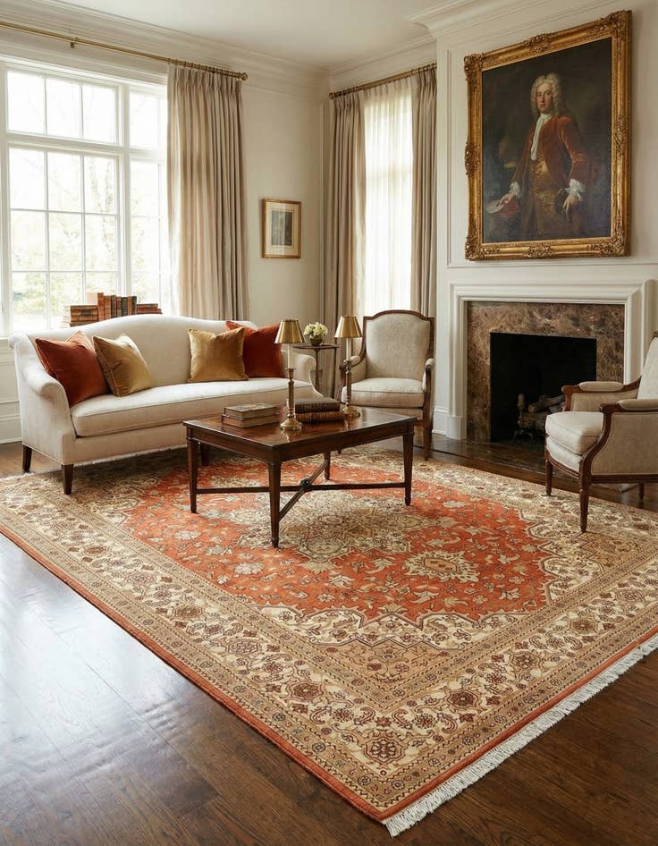 Detail image of  4' 11 x 6' 11 Tabriz Rug