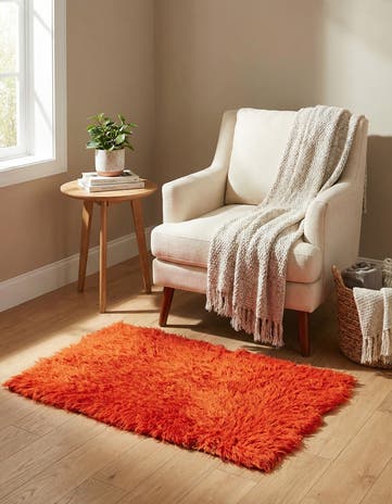 2' 6 x 4' Hand Knotted Moroccan Wool Runner Rug