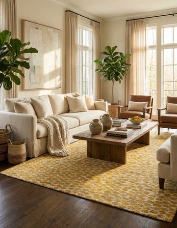 8' 1 x 10' 1 Hand Knotted Moroccan Wool Rug