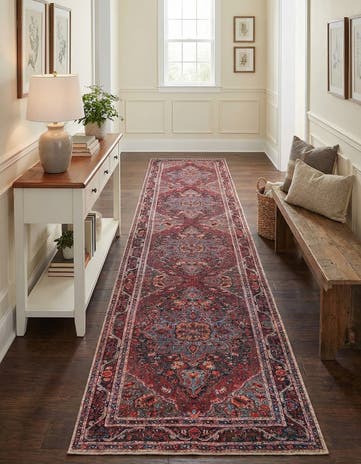 2' 6 x 16' 5 Washable Timeless Runner Rug