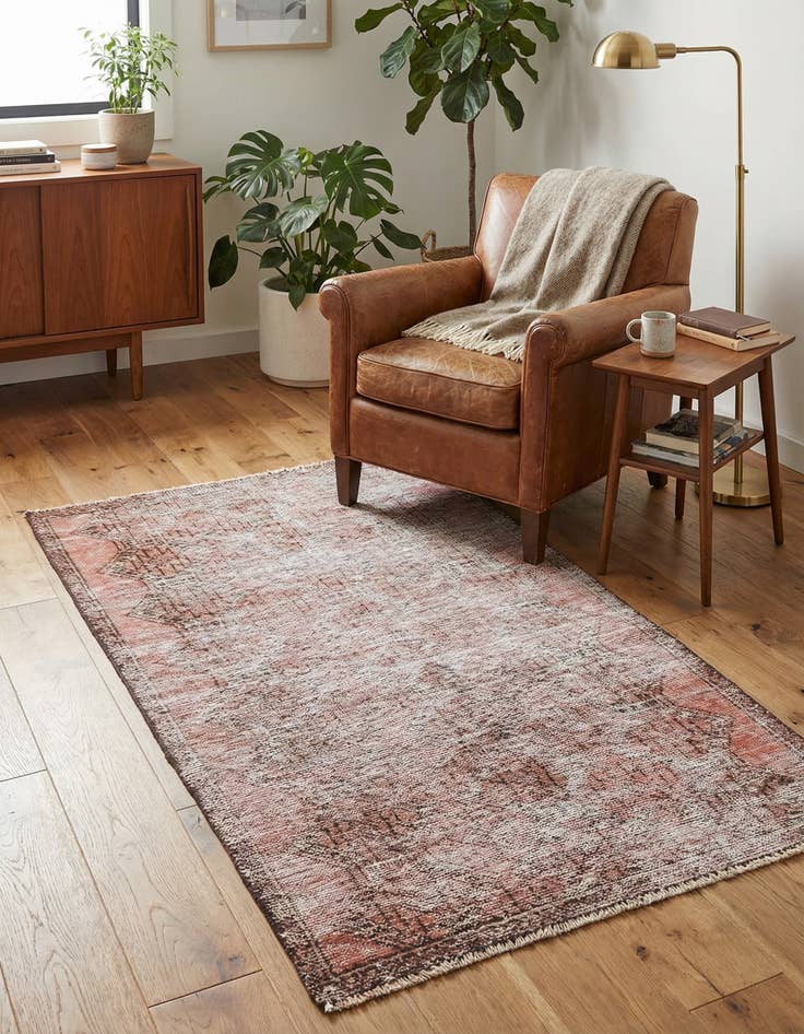 Detail image of 2' 10 x 5' 1  Hand Knotted Ultra Vintage Persian Wool Rug