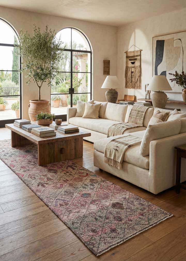 5' x 15' 3 Hand Knotted Moroccan Wool Runner Rug