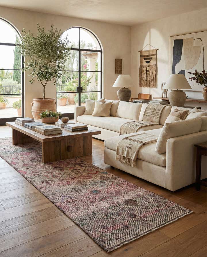 5' x 15' 3 Hand Knotted Moroccan Wool Runner Rug