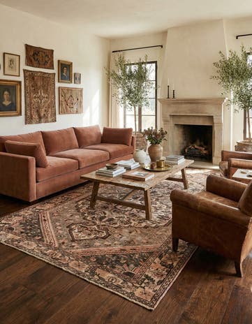 5' x 9' 10 Hand Knotted Ultra Vintage Persian Wool Rug