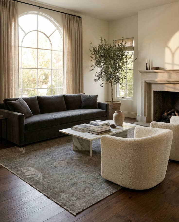 Detail image of 6' 1 x 9' 4 Hand Knotted Ultra Vintage Persian Wool Rug