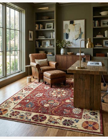 5' x 6' 9 Hand Knotted Ariana Ziegler Rug