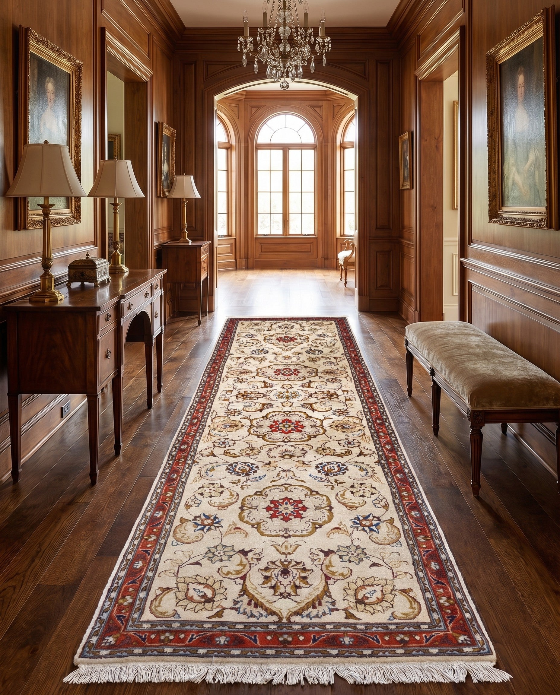 3' x 10' 10 Kashmar Wool Runner Rug