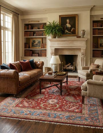 5' 7 x 7' 10 Hand Knotted Ariana Ziegler Rug