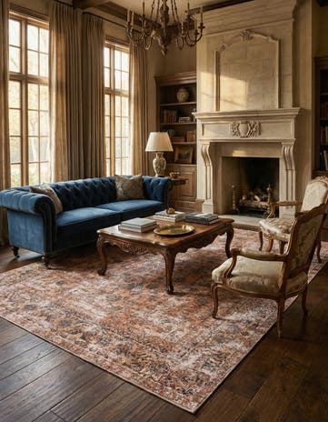 9' 3 x 13' 1 Vintage Royal Wool Rug