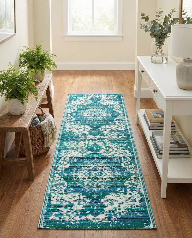 Detail image of 2' x 6' Easy-Clean Vista Breeze Indoor / Outdoor Runner Rug