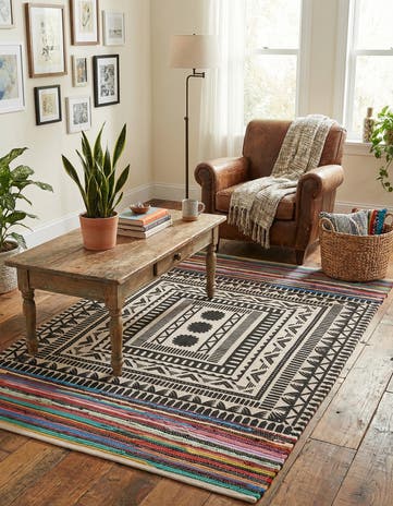 Hand Braided Chindi Cotton Rug