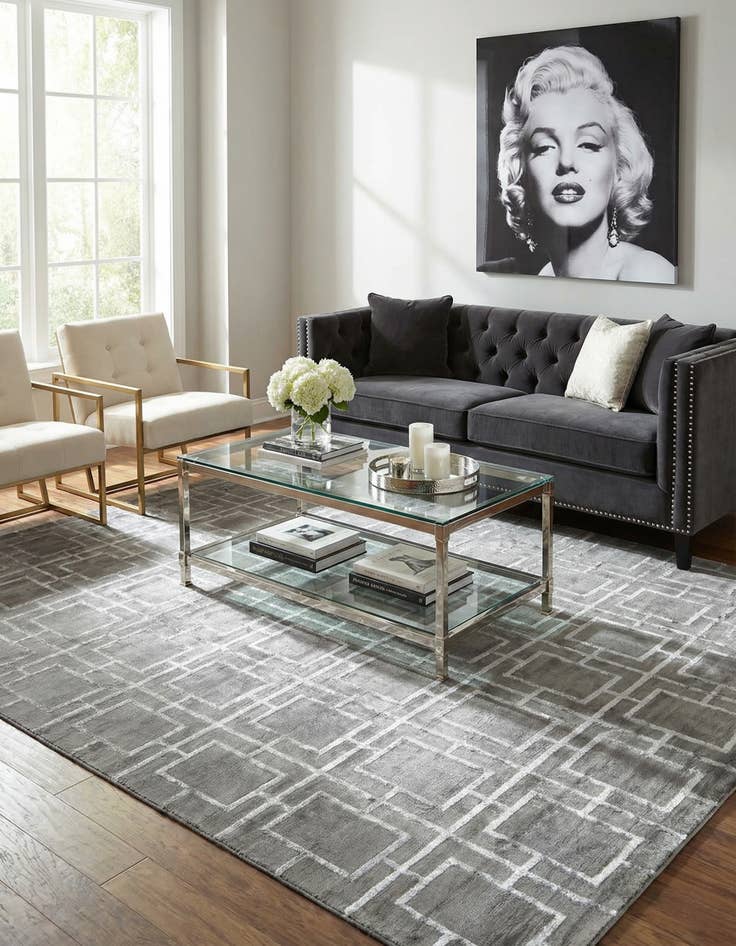 Detail image of 10' x 14'  Marilyn Monroe™ Glam Deco Rug