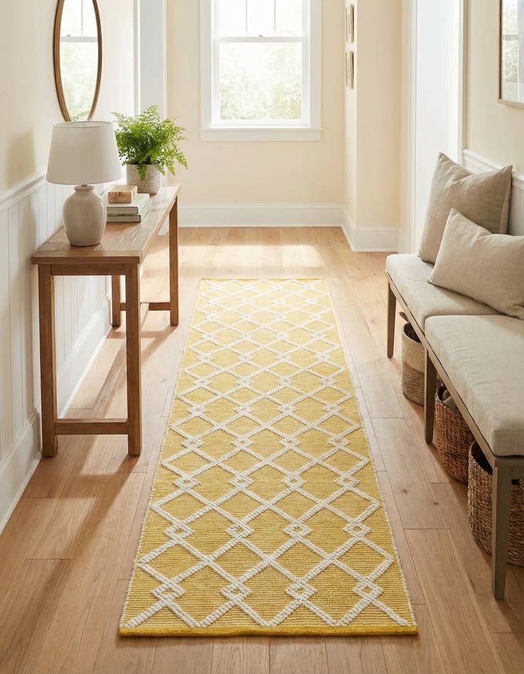 Detail image of  2' 7 x 10'  Hand Knotted Jill Zarin Dorset Runner Rug