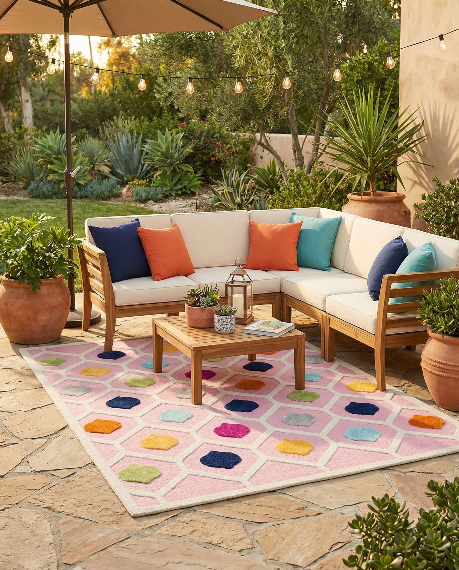 7' x 10' Easy-Clean Aruba Indoor / Outdoor Rug