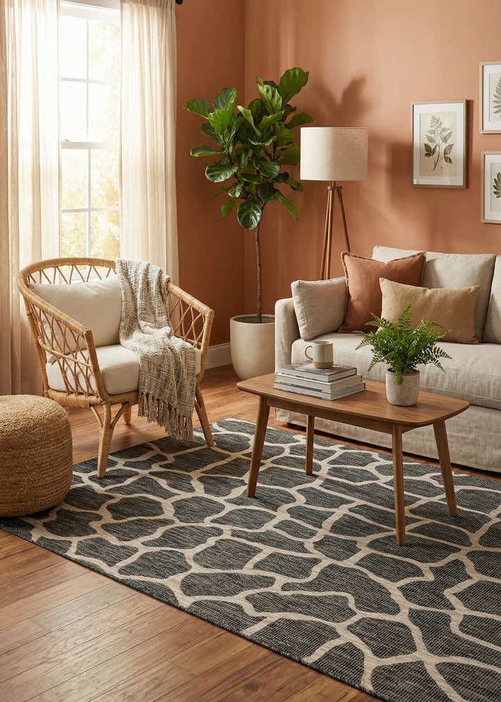 7' x 10' Easy-Clean Safari Indoor / Outdoor Rug