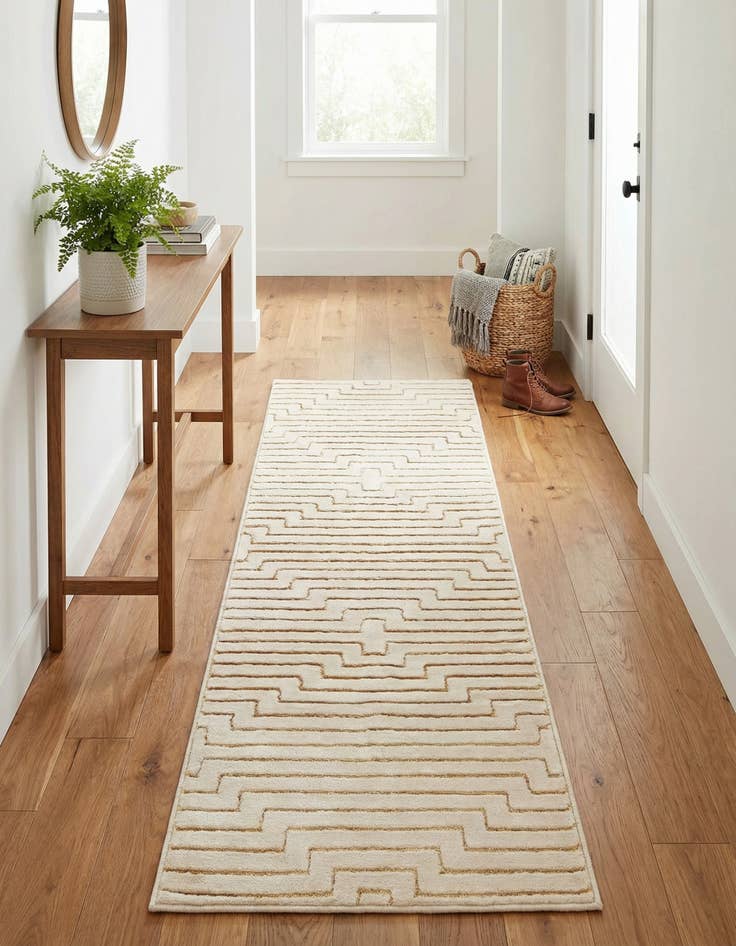 Detail image of 2' x 6' Vogue Geo Runner Rug