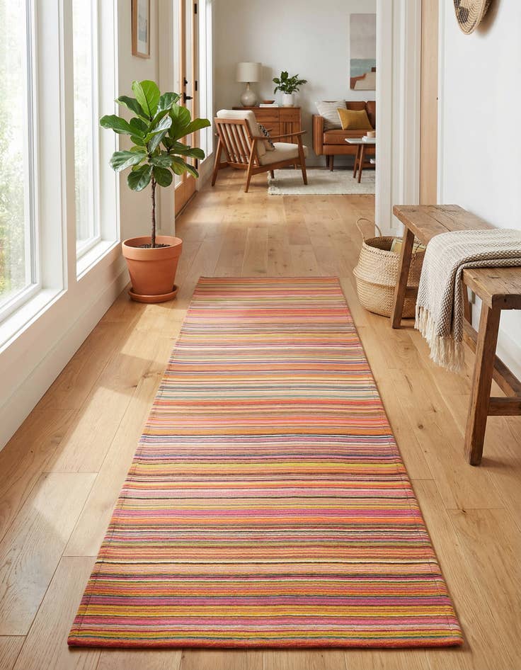 Detail image of 2' x 6'  Washable Vista Breeze Indoor / Outdoor Runner Rug