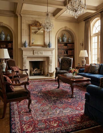 9' 8 x 12' 6 Hand Knotted Kashmar Persian Wool Rug