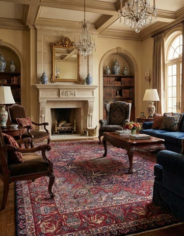 9' 8 x 12' 6 Hand Knotted Kashmar Persian Wool Rug