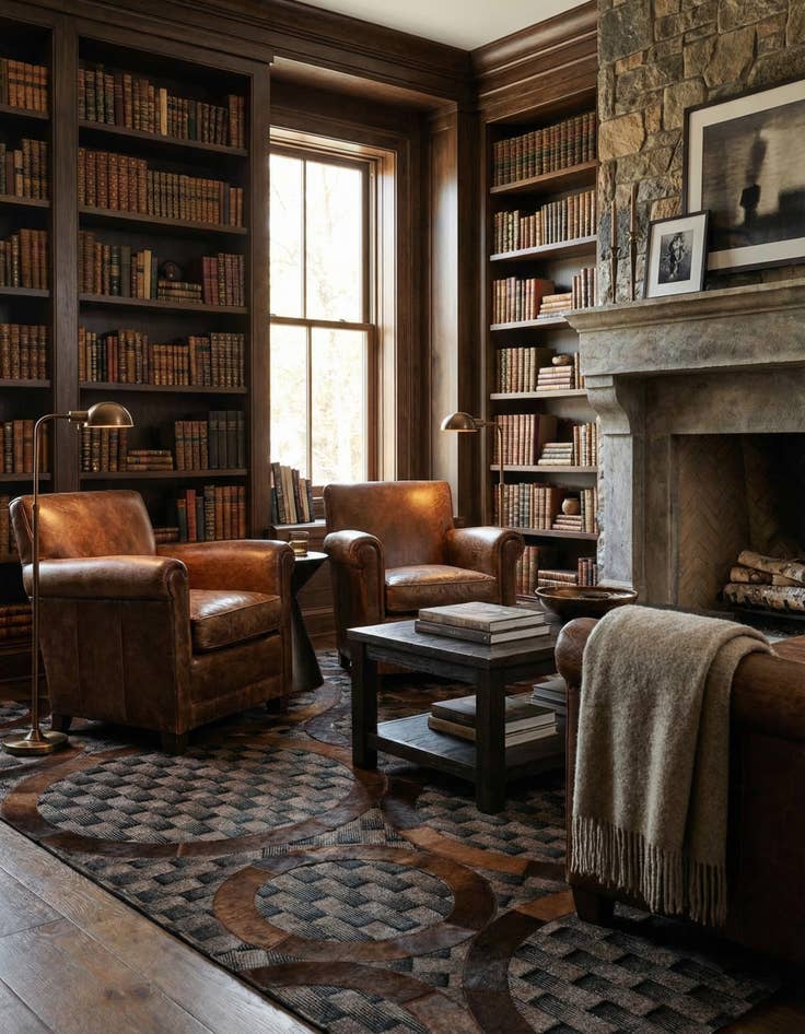 Detail image of  5' 1 x 7' 11 Cowhide - Patchwork Rug