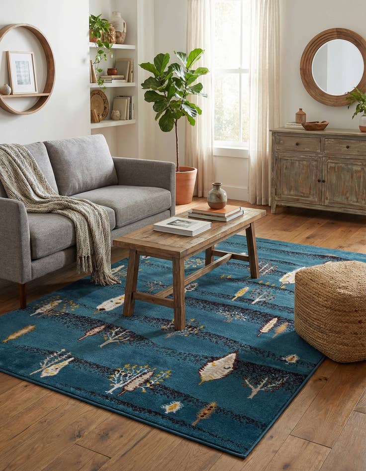 Detail image of 4' 1 x 6' 1 Laguna Rug