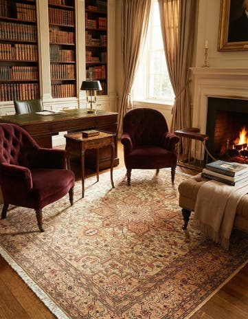 4' 11 x 6' 9 Tabriz Rug
