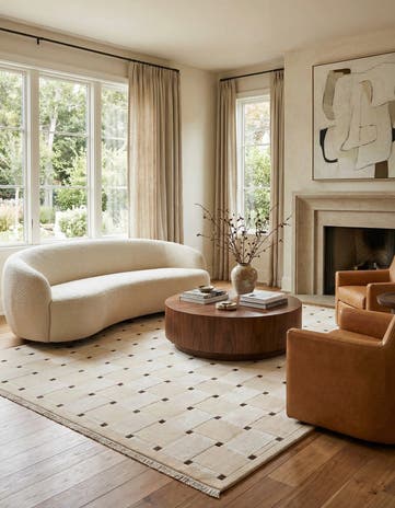 6' 5 x 9' 10 Hand Knotted Darya Wool Rug