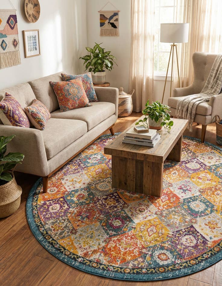 Detail image of 7' 10 x 10' Carrington Oval Rug