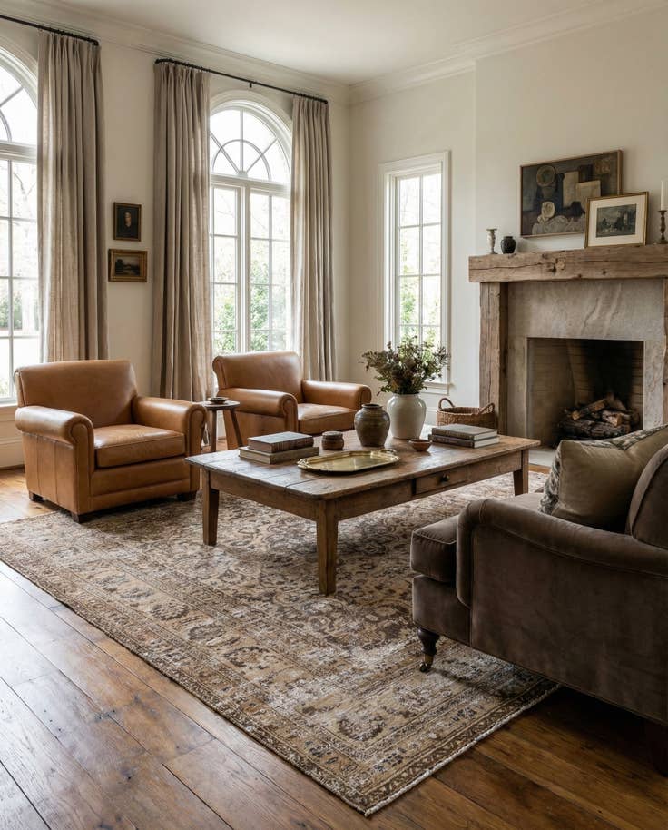 Detail image of 8' 2 x 10' 9 Hand Knotted Ultra Vintage Persian Wool Rug