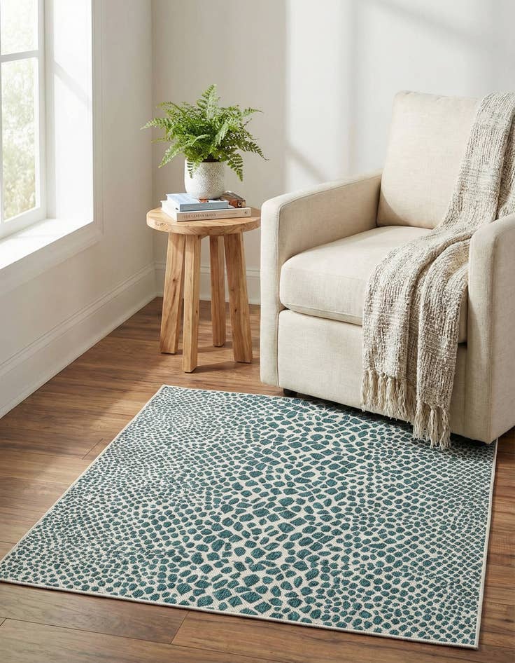 Detail image of 1' 4 x 1' 4  Washable Jill Zarin Cape Town Indoor / Outdoor Sample Rug