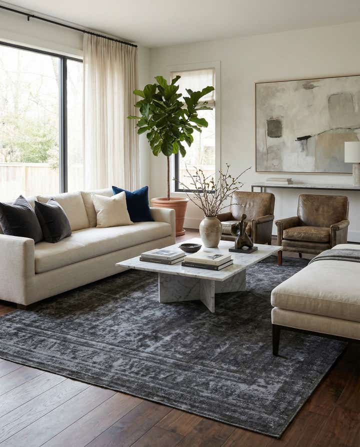 9' 8 x 12' 3 Hand Knotted Ultra Vintage Persian Wool Rug