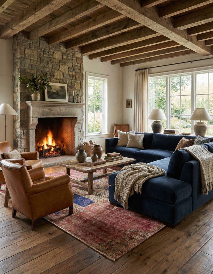 Detail image of 5' 3 x 7' 10  Hand Knotted Ultra Vintage Persian Wool Rug