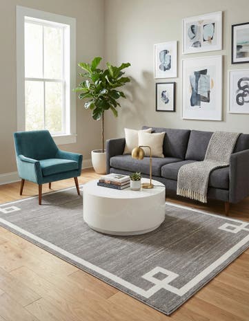 Jill Zarin Gray Uptown Lenox Hill Rug