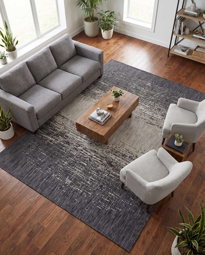 10' x 13' Easy-Clean Modern Indoor / Outdoor Rug