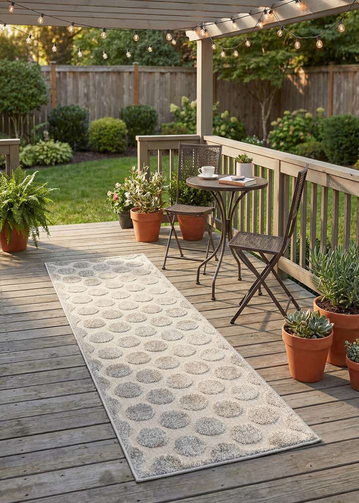 2' x 6' Easy-Clean Sabrina Soto Indoor / Outdoor Runner Rug